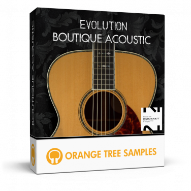 Fingerstyle steel string acoustic guitar for Kontakt