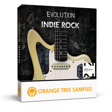 Iconic offset Indie Rock electric guitar for Kontakt