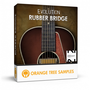 Acoustic/electric rubber bridge guitar library for Kontakt